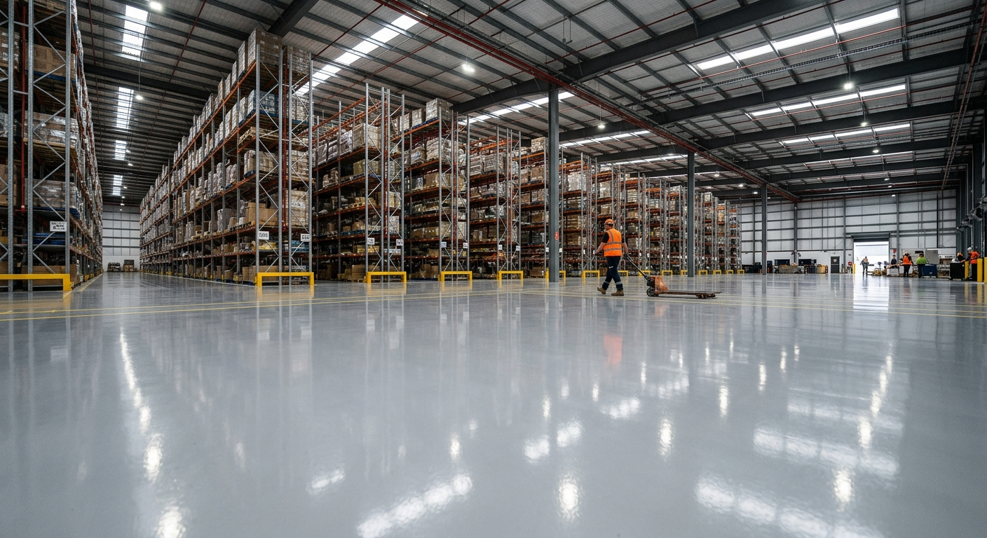 Commercial epoxy flooring