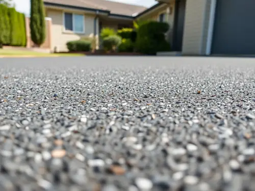 Decorative flake driveway Melbourne