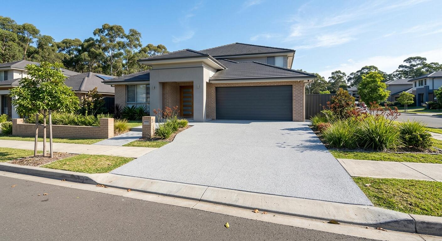 Quartz epoxy driveway coating Melbourne