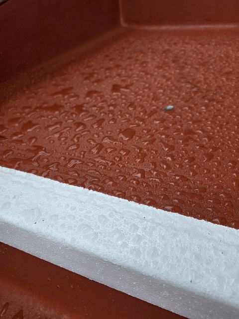 Grandstand Seating Terraces Coated in Terracotta Red — photo 13