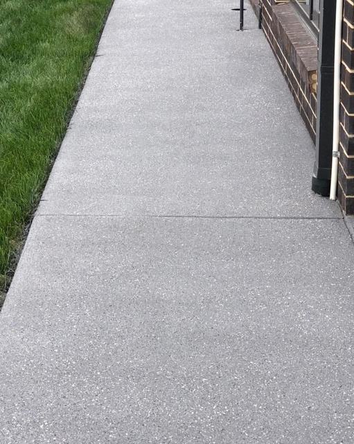 Grey Exposed Aggregate Driveway and Paths — photo 9
