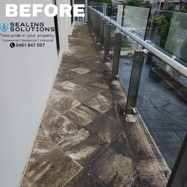 Stone Walkway: Before and After