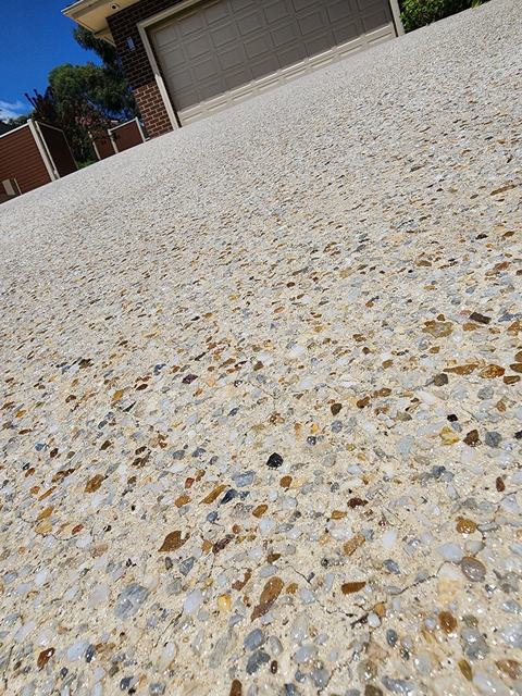 Exposed Aggregate Driveway